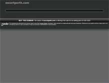 Tablet Screenshot of escortperth.com